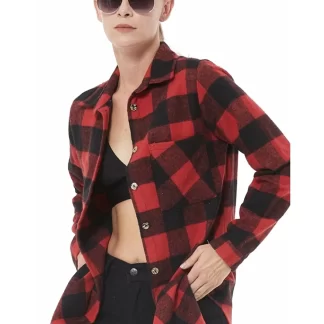 Red Black Checkered Lumberjack Shirt
