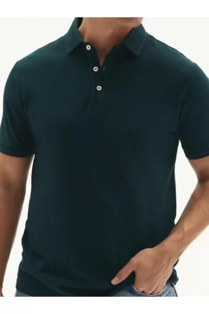 Polo Yaka Siyah Rengi Erkek Tişört