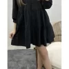 Black Colored Shirt Dress 3