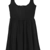 Askılı siyah elbise 5