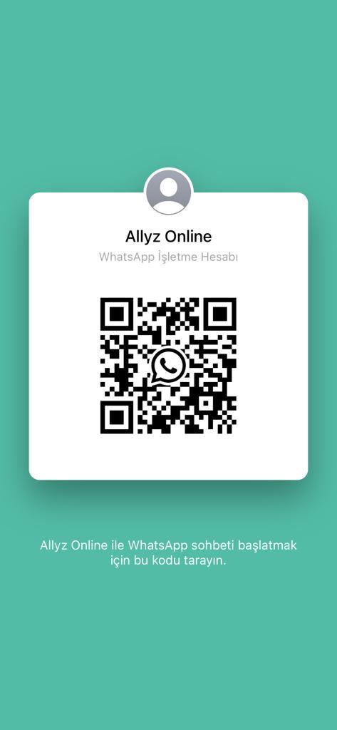 allyz whatsapp qr kodu
