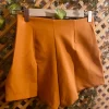 Brick Colored Mini Shorts Skirt 3