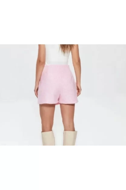 Pink mini skirt shorts 5