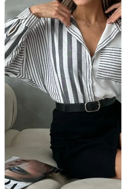 Striped women's shirt 4
