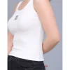 U-Neck White halter blouse 3